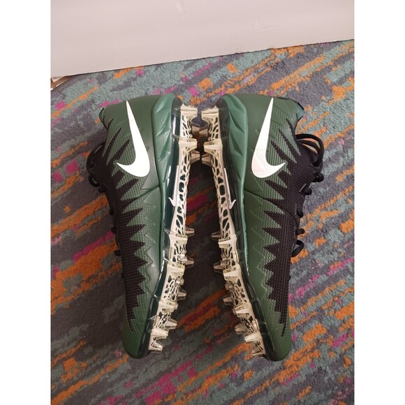 Nike Football Cleats Mens Size 11.5 Green Alpha Menace Pro Low TD - Picture 2 of 6